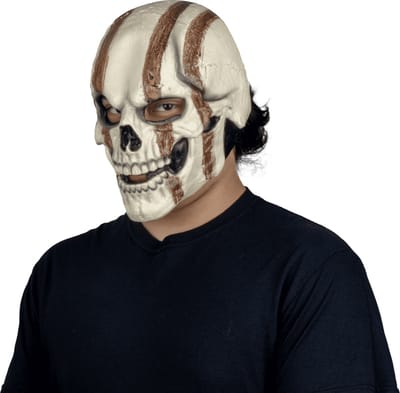 Partychimp Luitenant Hoofdmasker Halloween Eng Masker voor Bij Halloween Kostuum Volwassenen Carnaval Halloween Masker Halloween Maskers Volwassenen - Latex - One size