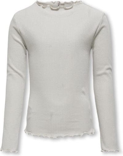 ONLY KOGIDOL LIFE LS O-NECK GLITTERTOP CS JRS Meisjes T-shirt - Maat 134/140