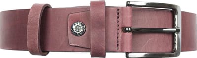 Timberland Look Bordeauxrode Leren Riem Van 3,5 cm Breed – Dames Riem Of Heren Riem – 110 cm (Taillemaat 90 cm)