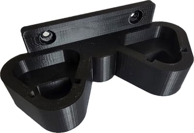 Vormvast accuhouder voor Milwaukee M12