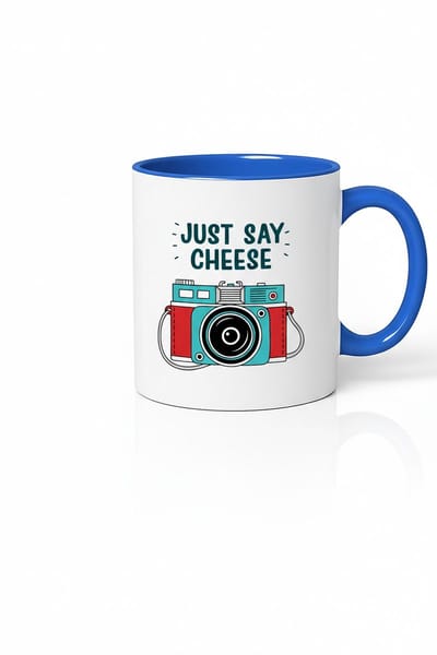 Just Say Cheese Fotografie Mok - Keramische Koffiemok voor Fotografen