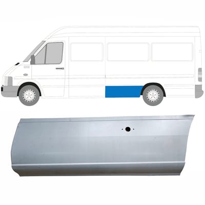 Reparatiepaneel achter spatbord met gat voor Volkswagen LT 1996-2005 / Links