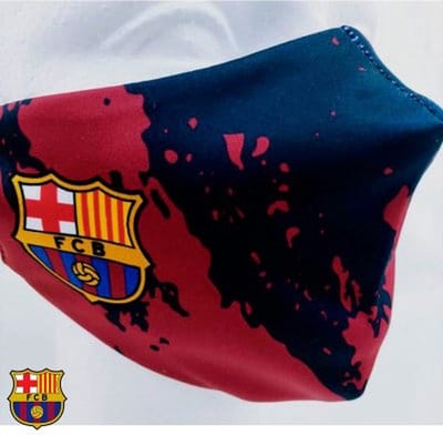 FC Barcelona Mondmasker – Junior 7-14 jaar – Blauw Rood
