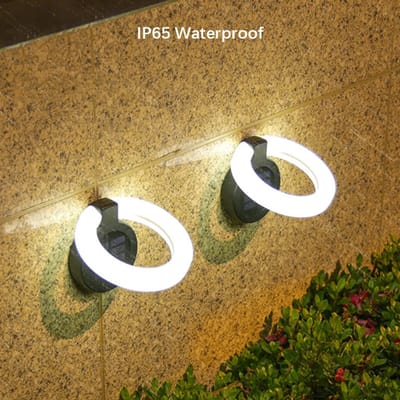 Slimme Solar Tuinlamp met Automatische Aan/Uit Sensor – Wit en Warm Licht – Energiezuinige Weerbestendige Buitenlamp voor Huis, Tuin, Camping, Achtertuin, Terras en Balkon
