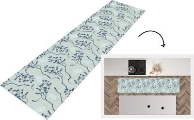 Keukenloper - Loper keuken - Patronen - Tuin - Takken - 200x50 cm - Keukenloper vinyl