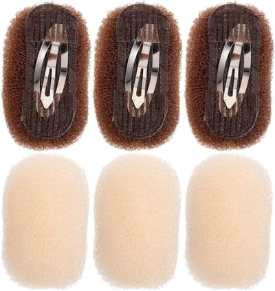6 Stuks Volume Haar Basis Inserts voor Bump It Up - Haarpinnen, Haarclips en Haaraccessoires voor Volumineuze Buns en Updo's