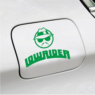 Bumpersticker - Low Rider - 12,5 X 15,6 - Groen