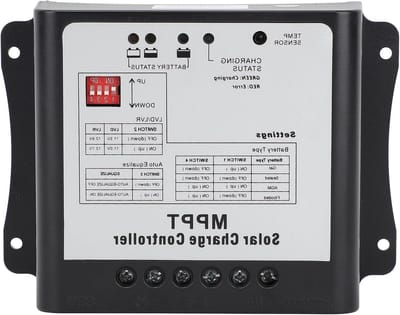 Solar Charge Controller - Zonnepaneel Regulator - Accu Opladen - MPPT Technologie - 75V 15A - Zilver