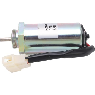 Électrovanne d'arrêt de carburant Soupape d'arrêt de flamme Accessoire d'excavatrice CC 12V 897329‑5680