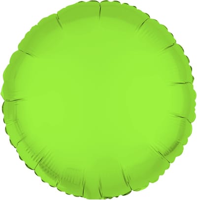 Riethmüller - Folieballon rond - neon groen - 45 cm