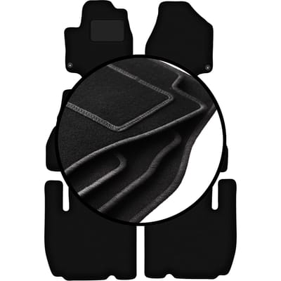 Set velours vloermatten voor: Chrysler Pacifica II 7-zits (2017-)