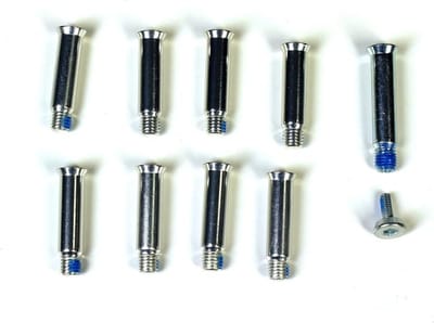 Remschroeven Skeelers - Remonderdelen - Veilig Remmen - Set van 10 - One Size - Meerkleurig