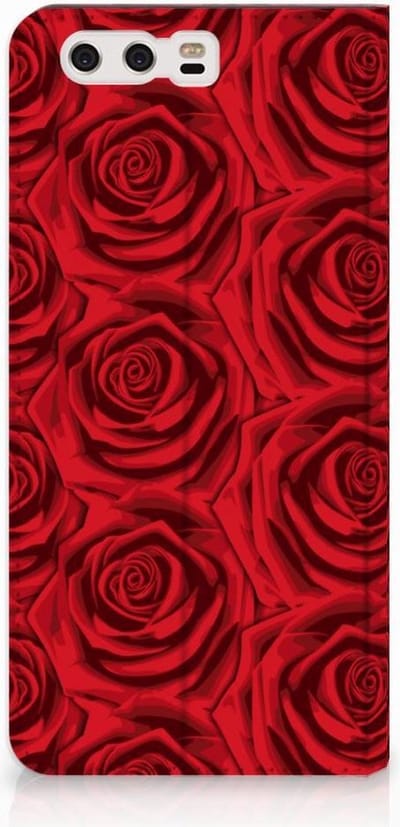 Huawei P10 Plus Smart Cover Red Roses