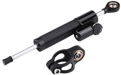 Dailygoods- Stuurdemper Montagebeugel - Universeel - Chroomstaal - Roestbestendig - Lichtgewicht - Capaciteit 5 ton - Motorfiets Demper