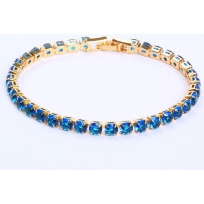 4mm Zirkonia Tennisarmband Dames Bruiloftssieraden Paarse Zirkonia Cz Heren Armbanden Punk Hiphop Zilverkleur Pulseras Mujer 17cm length