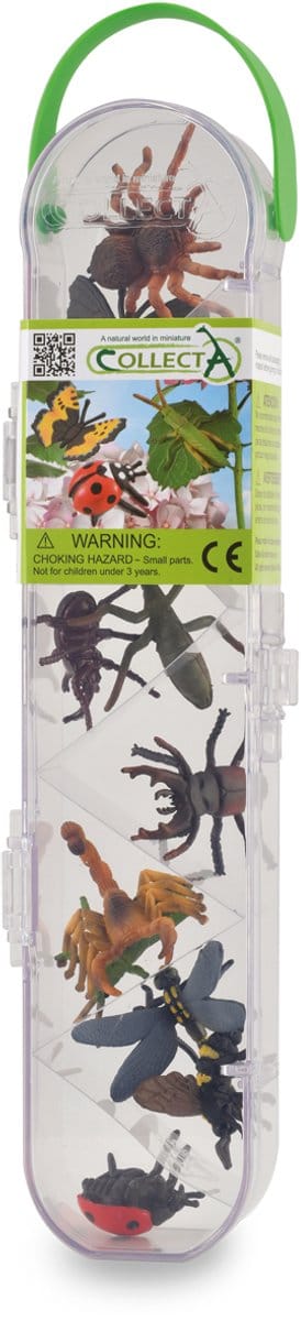 COLLECTA Figurine Mini Set - 12 Insecten - Insecten - Handgeschilderd - Miniatuur