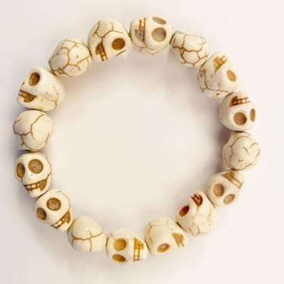 Armbanden Mannen Veelzijdige Schedel Sieraden Vrouwen Niche Koreaanse Editie Sieraden Koppel Vriendin Accessoires wit