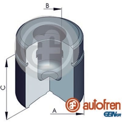 Zuiger, remklauw AUTOFREN SEINSA D025464, voorkant, achter