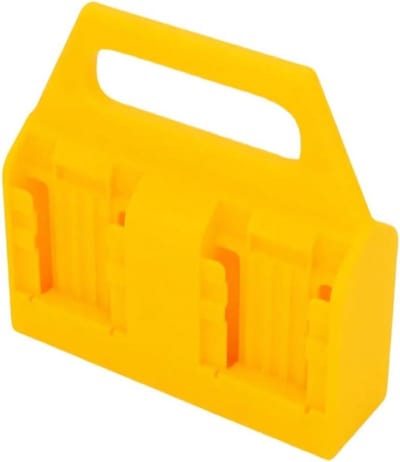 Batterijhouder - Opbergorganizer - Gereedschap organiseren - Stevige ABS constructie - 15.2x4.8x15.6cm - Turkoois