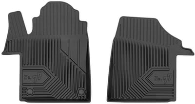 Frogum No.77 - Automatten - Geschikt voor Mercedes-Benz EQV vanaf 2020 - 3-delige set - TPE Rubber - Zwart