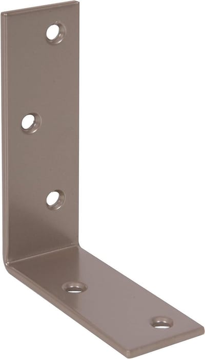 Balkhoek - Hoekverbinder - Hekken Monteren - Decoratief Ontwerp - 75 x 100 x 30 mm - Parelbeige