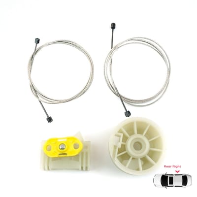 BWR368 Raammechanisme Reparatieset Achterdeur Rechts voor Vauxhall Opel Meriva MK1 A X03 2003-2010 93362664