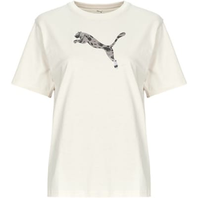 Puma ESS Graphic Animal Relaxed dames T-shirt beige - Maat S
