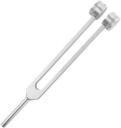 Dailygoods- Stemvork 128 Hz - Aluminiumlegering - Klanktherapie - Chakra Healing - Stressvermindering - Robuust en duurzaam - Geluidsvork