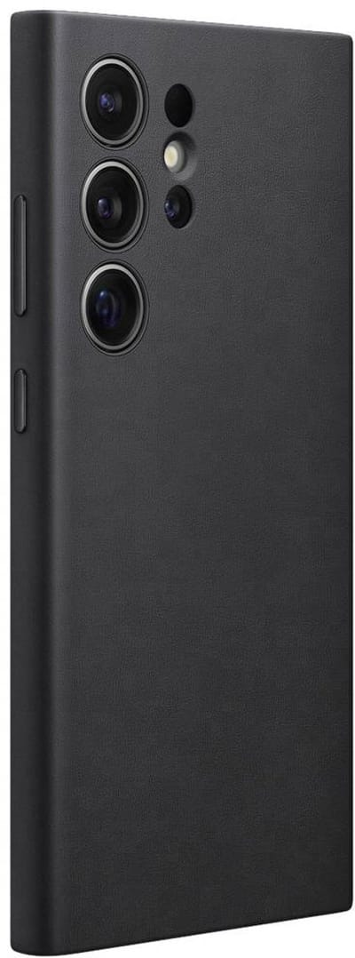 Samsung Vegan Leather Case - Geschikt voor Samsung Galaxy S24 Ultra - Black