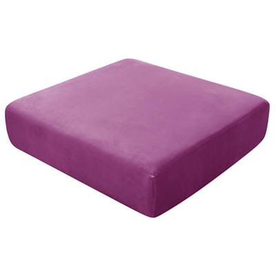 Pluche bankkussenhoes voor woonkamer elastische zachte fluwelen bankzittinghoes meubelbeschermer bankhoes stoelkussenhoes Back Cushion Cover