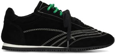 Sacha - Dames - Zwarte sneakers met dubbele veters - Maat 36