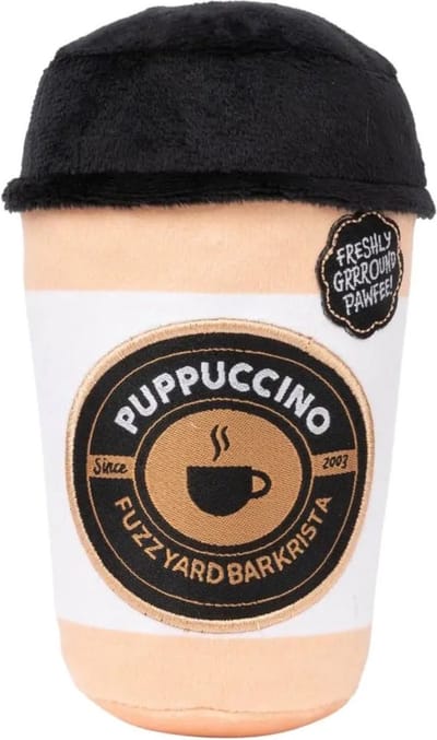 Fuzzyard Barkrista Puppuccino - Hondenspeelgoed - 15x8x8 cm per stuk