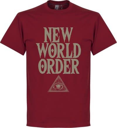 New World Order T-Shirt - Rood - M