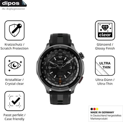 dipos – 6x Beschermfolie geschikt voor Rollme G6 | Krasbestendige & heldere Screenprotector Ultra-Thin