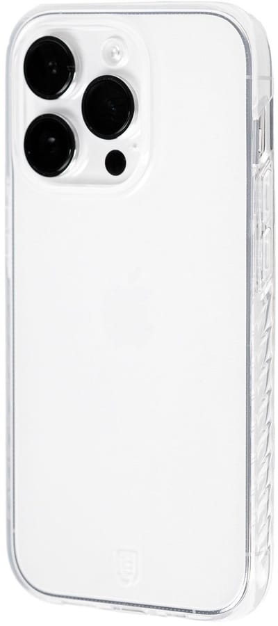 BodyGuardz Carve Case - geschikt voor iPhone 14 Pro - gemaakt van bio-plastics - met anti-bacteriële bescherming- Clear