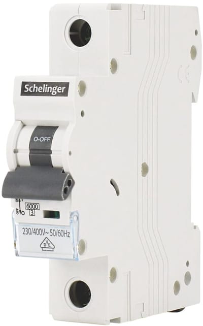 Schelinger Installatieautomaat 25A C-karakteristiek - 1-polig - 230/400V - A02-G8-1P-C25 - IP20