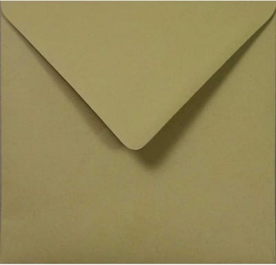 Vierkante Enveloppen Olijfgroen 155x155mm 120g voor Uitnodigingen