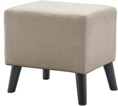 Eenvoudige massief houten voetenbank/doek deuropening veranderen van zijn schoenen kruk/woonkamer bank opslag voetenbank (kleur: kaki)