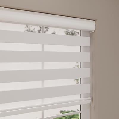 Duo Rolgordijn By Night - Verduisterend - White - 80 x 175 cm