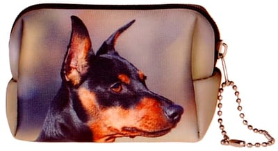 Kleine etui/klein toilettasje Doberman Pinscher