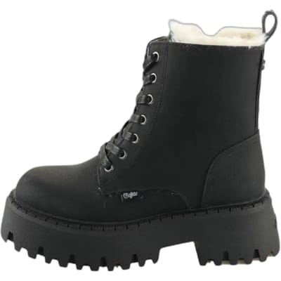 Buffalo dames veterlaars Aspen Lace Up zwart