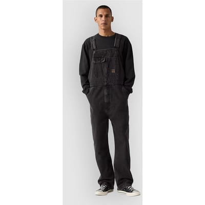 Levi's Loose Overalls Denim Tuinbroek zwart