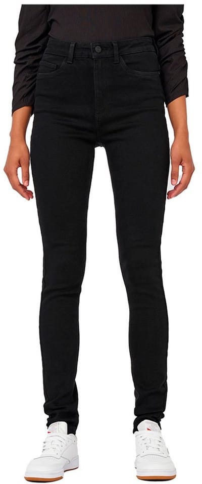 Noisy May Callie Chic High Waist Vi071bl Bg Spijkerbroek Zwart 26 / 32 Vrouw