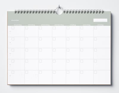 Huurdies Planner - 18 maanden - Tijdloos - A4+