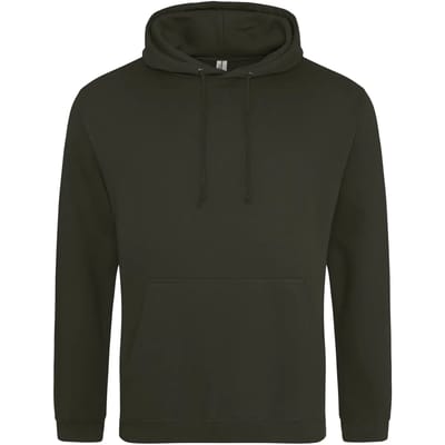 Just Hoods College Hoodie JH001 - COMBAT GREEN - S