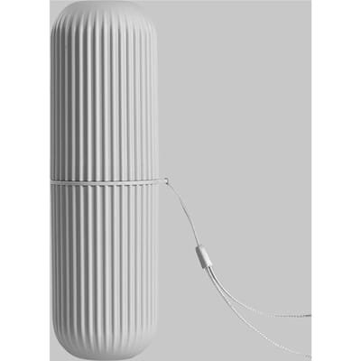 Reis Draagbare Tandenborstelbeker Badkamer Tandpastahouder Opbergkoffer Doos Organizer Reis Toiletartikelen Opbergbeker Nieuw Creatief gray