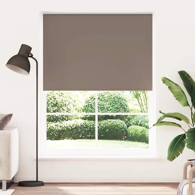 vidaXL - Rolgordijn - verduisterend - 144,4x230 - cm - koffiebruin
