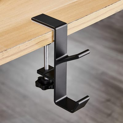1PC Verstelbare Bureau Rand Haak Gaming Headset Bureau Hanger Rugzak Opslag Hangende Haak Houder Ponsvrije Thuis Kantoor Organizer