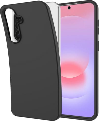 Just in Case hoesje geschikt voor Samsung Galaxy A37 Hoesje Siliconen - Flexibele 100% GRS Case - Zwart