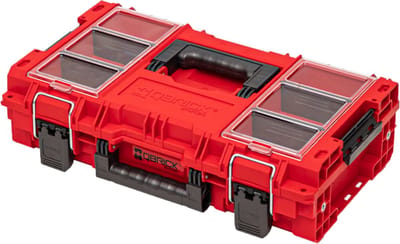 Qbrick Systeem PRIME Gereedschapskoffer 150 Profi RED ULTRA HD Op maat stapelbaar 535 x 327 x 141 mm 13,5 l IP66